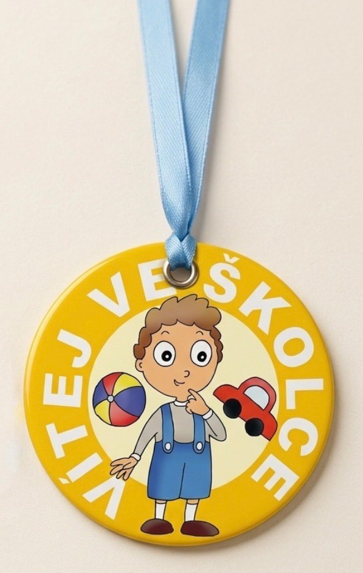 SEVT Pamětní medaile VÍTEJ VE ŠKOLCE pro kluky