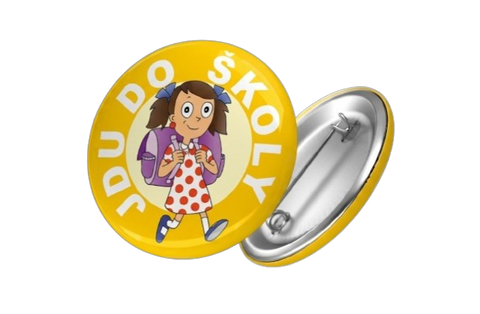 Obrázek produktu: SEVT Pamětní odznak JDU DO ŠKOLY pro holky