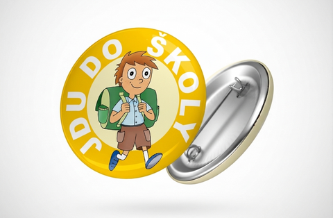 Obrázek produktu: SEVT Pamětní odznak JDU DO ŠKOLY pro kluky