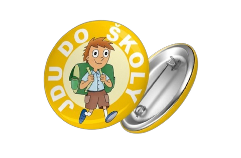 Obrázek produktu: SEVT Pamětní odznak JDU DO ŠKOLY pro kluky