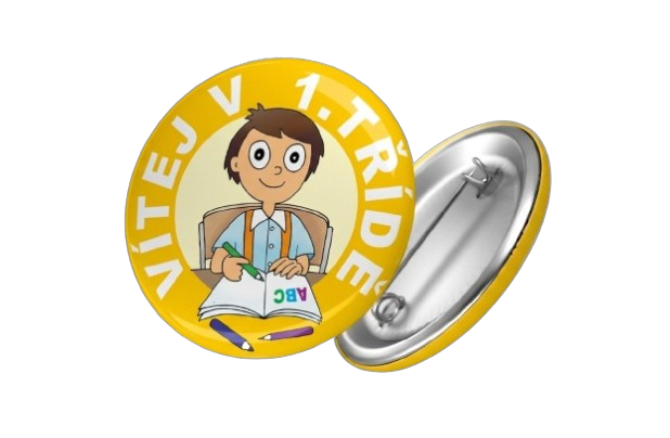 SEVT Pamětní odznak VÍTEJ V 1. TŘÍDĚ pro kluky