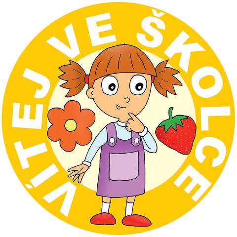 Obrázek produktu: SEVT Pamětní odznak VÍTEJ VE ŠKOLCE pro holky