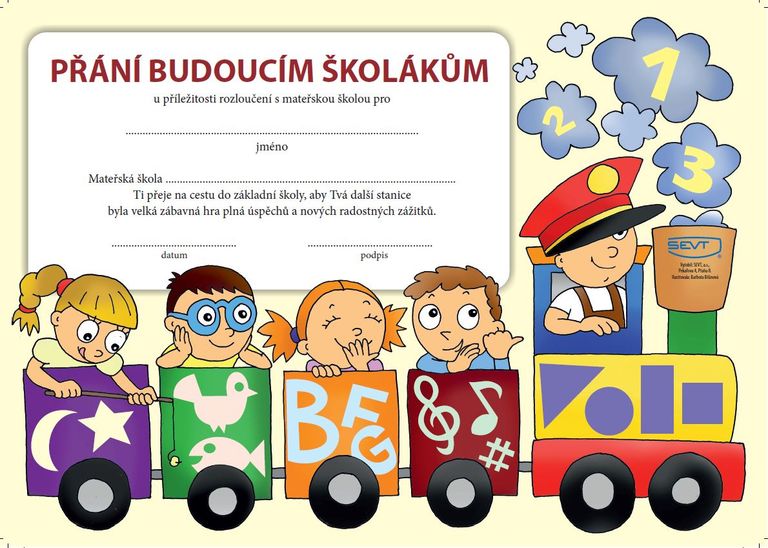 Levně SEVT Přání budoucím školákům - rozloučení s mateřskou školou