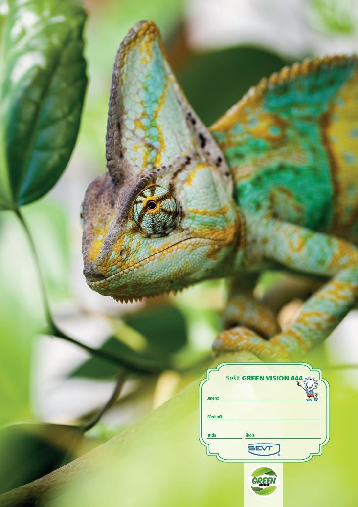 SEVT Sešit GREEN VISION 444, A4 40 l. linkovaný 8 mm