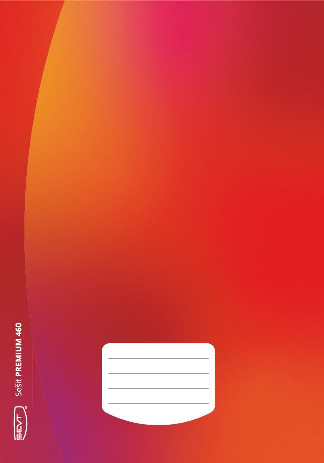 SEVT Sešit Premium 460, A4 60 l. nelinkovaný