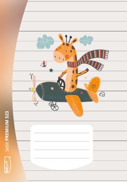 Obrázek produktu: SEVT Sešit Premium 523, A5 20 l. linkovaný 12 mm