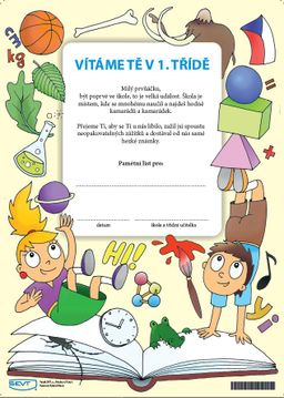 Obrázek produktu: SEVT Vítáme Tě v 1. třídě - pamětní list