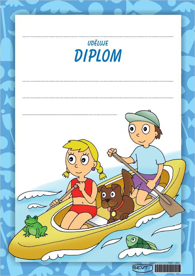 SEVT Vodácký diplom A4