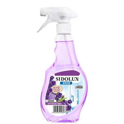 Obrázek produktu: Sidolux na okna nano code - 500 ml - Marseillské mýdlo s levandulí