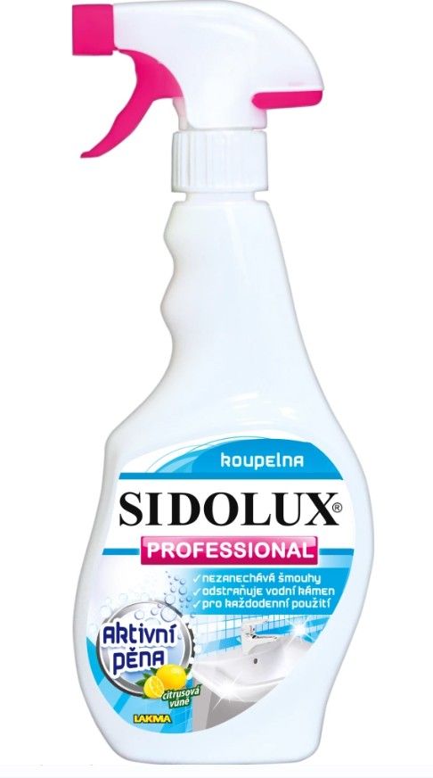 Levně Sidolux Professional na koupeny - aktivní pěna, 500 ml