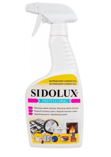 Sidolux Professional na připáleniny a krbová skla, 500 ml