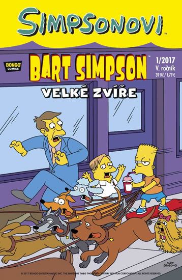 Obrázek produktu: Simpsonovi - Bart Simpson 1/2017 - Velké zvíře