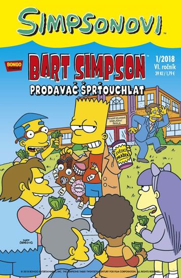Bart Simpson 1/2018: Prodavač šprťouchlat - kolektiv autorů