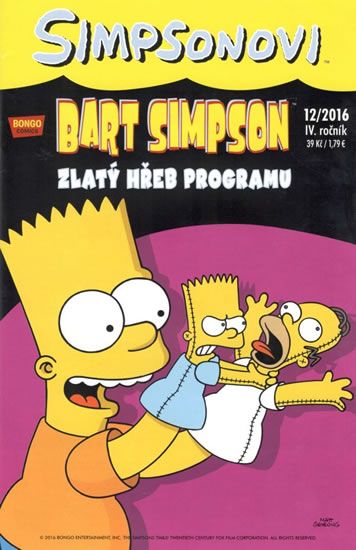 Obrázek produktu: Simpsonovi - Bart Simpson 12/2016 - Zlatý hřeb programu