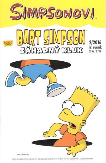 Obrázek produktu: Simpsonovi - Bart Simpson 2/2016 - Záhadný kluk