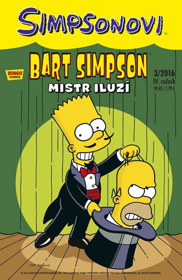 Obrázek produktu: Simpsonovi - Bart Simpson 3/2016 - Mistr iluzí