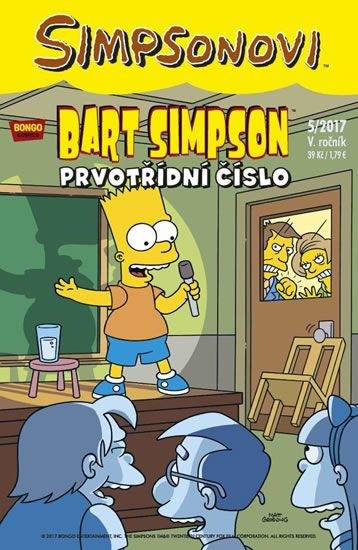 Obrázek produktu: Simpsonovi - Bart Simpson 5/2017 - Prvotřídní číslo
