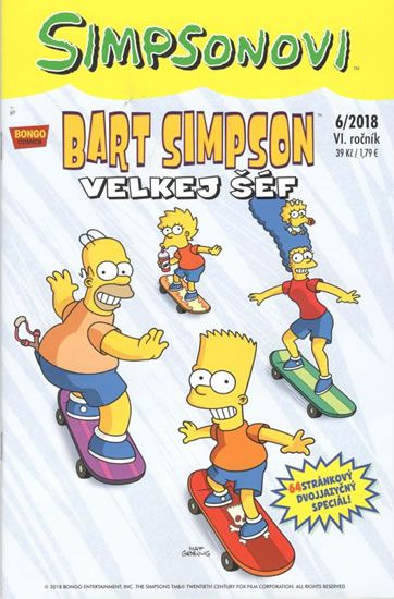 Obrázek produktu: Simpsonovi - Bart Simpson 6/2018 - Velkej šéf