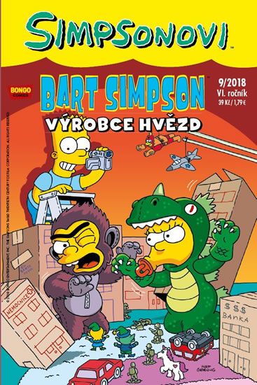 Obrázek produktu: Simpsonovi - Bart Simpson 9/2018 - Výrobce hvězd