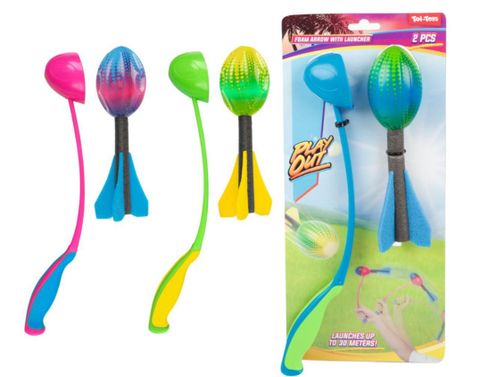 Obrázek produktu: Šipka házecí pěnová + startér 19 cm, mix barev