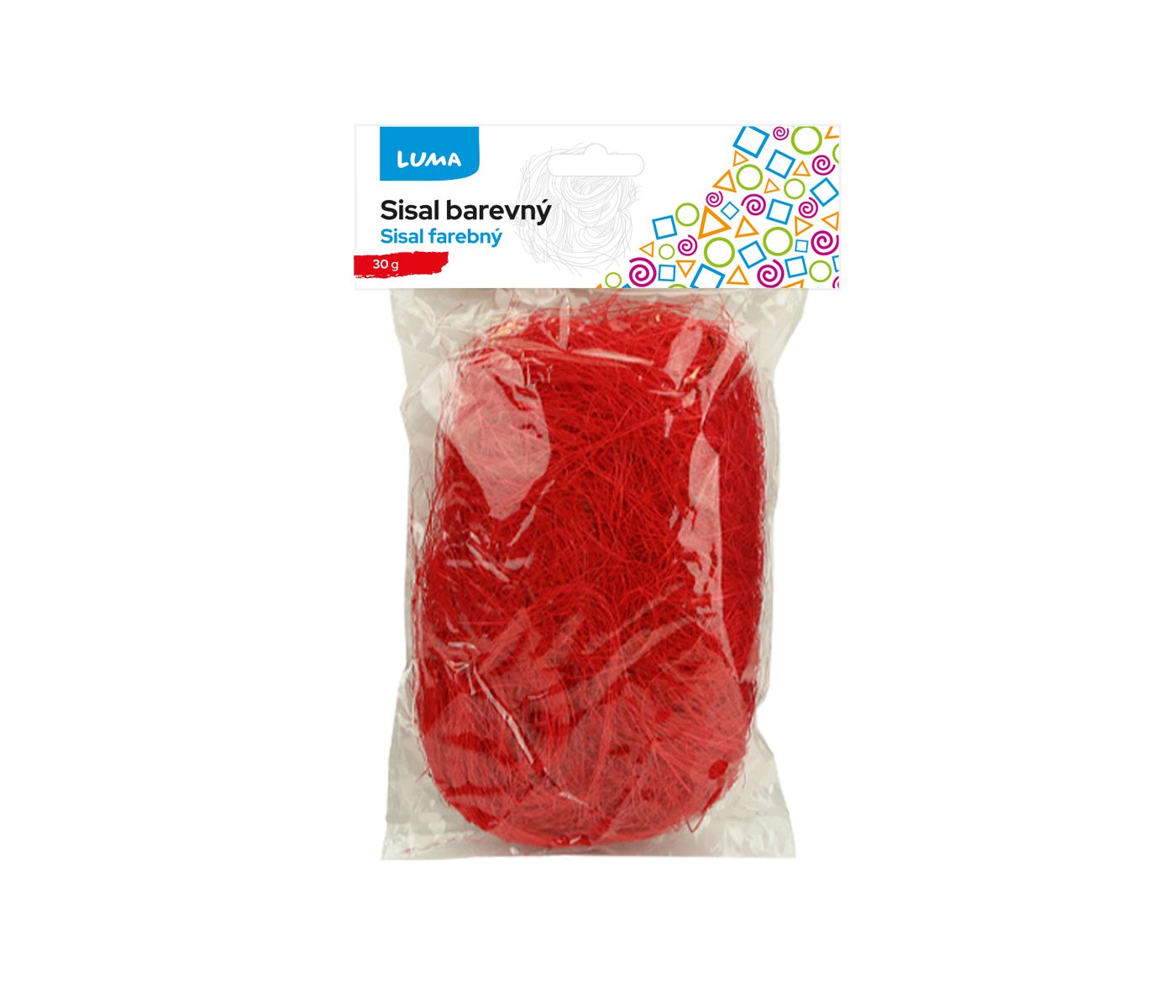 Sisal červený 30 g LUMA