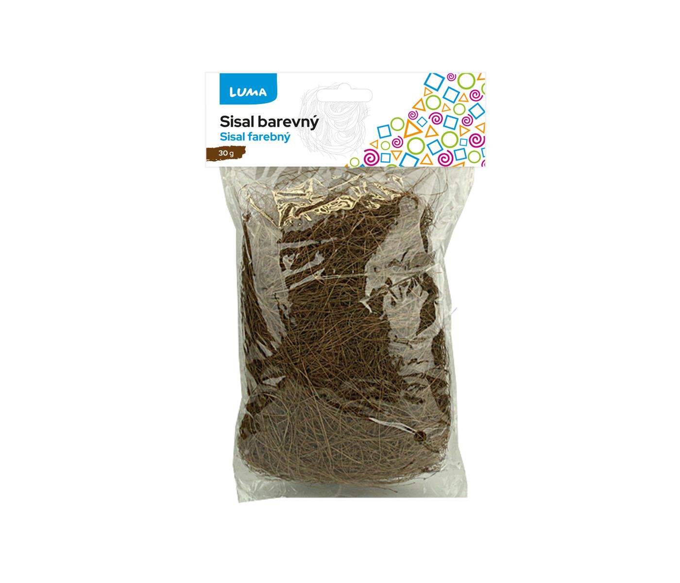 Sisal hnědý 30 g LUMA