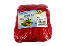 Obrázek produktu: Sisalové vlákno 50 g - barva červená