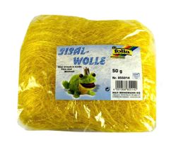 Obrázek produktu: Sisalové vlákno 50 g - barva žlutá