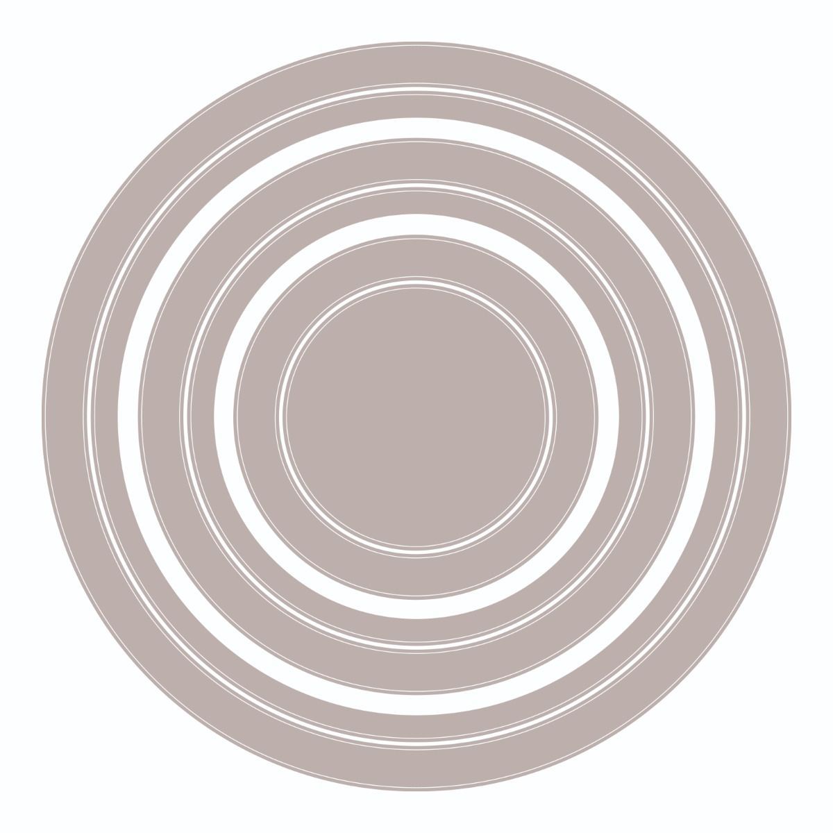 Sizzix vyřezávací kovové šablony Framelits - Kruhy (6ks)