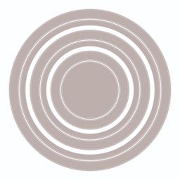 Obrázek produktu: Sizzix vyřezávací kovové šablony Framelits - Kruhy (6ks)