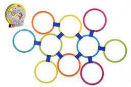Obrázek produktu: Skákací kruhy barevné plast průměr 27 cm