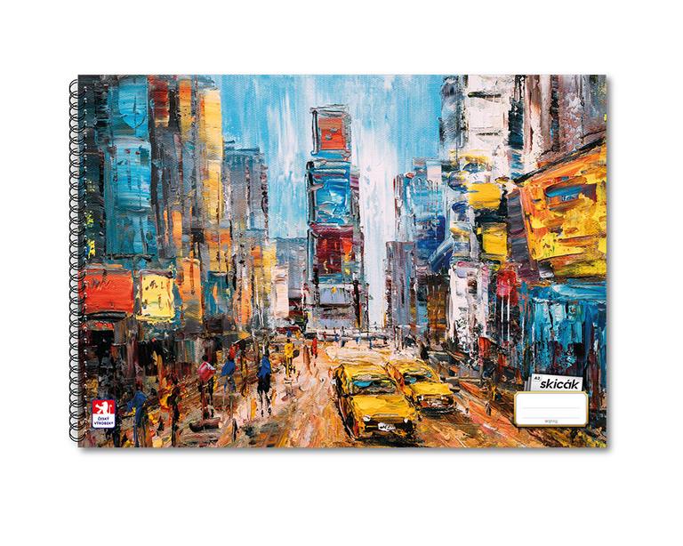 Skicák A3 tw,40 listů, 190g New York