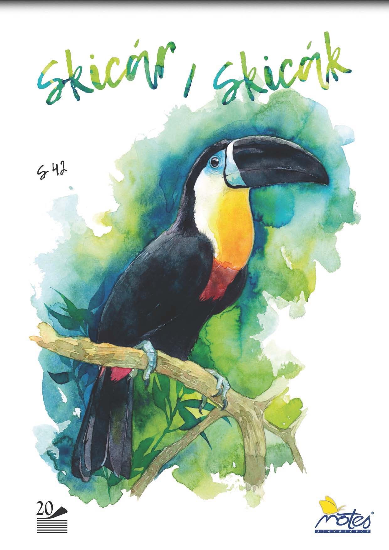 Skicák A4 20 listů