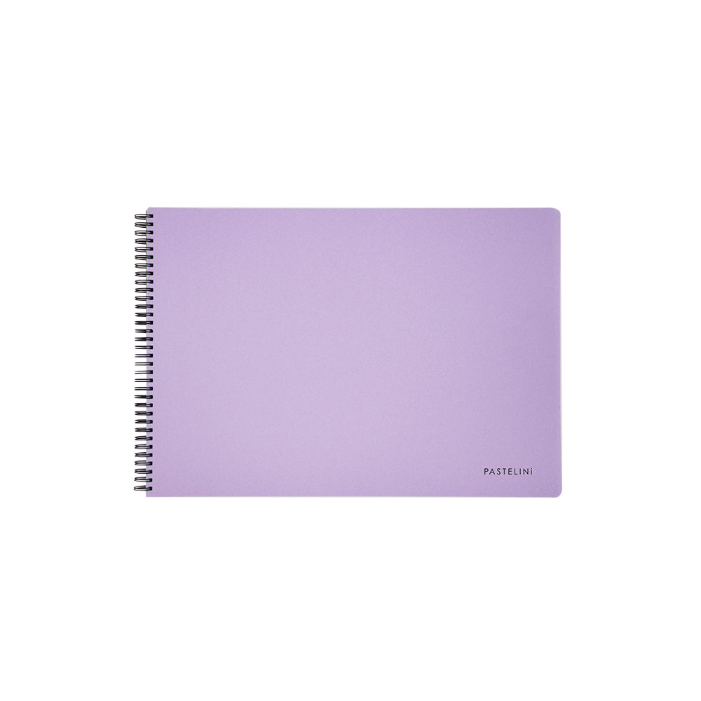 Skicák A4, 40 listů, 190 g/m2 - PASTELINI fialová