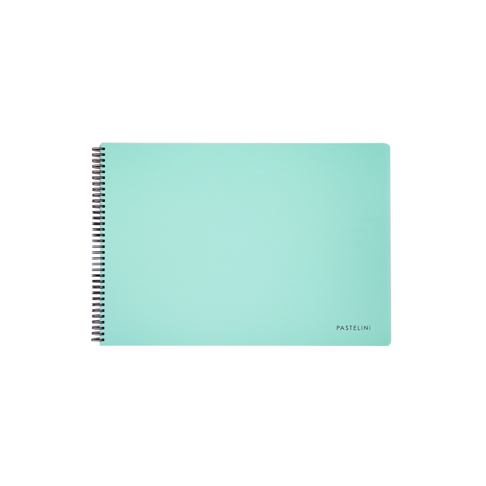 Skicák A4, 40 listů, 190 g/m2 - PASTELINI zelená