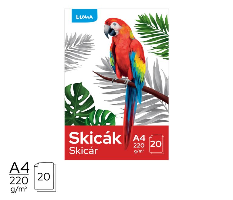Skicák A4 20l LUMA LUMA trading s.r.o.