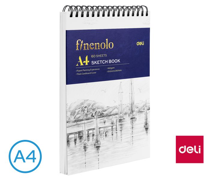 Skicák Finenolo DELI A4 - 60 listů, 160g/m2