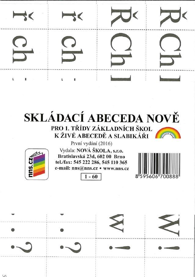 Skládací abeceda NOVĚ ke Slabikáři