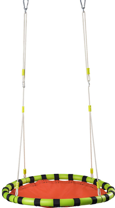 Skládací houpací kruh, oranžový průměr 103 cm, nosnost 80 kg