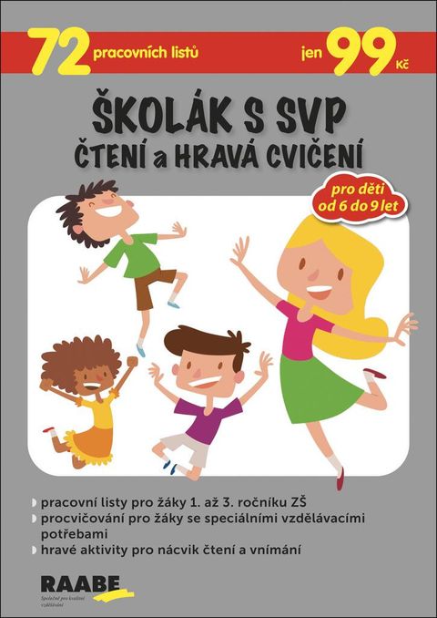 Obrázek produktu: Školák s SVP Čtení a hravá cvičení