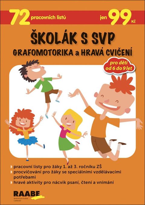 Obrázek produktu: Školák s SVP Grafomotorika a hravá cvičení