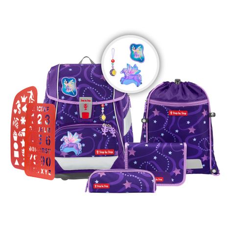 Obrázek produktu: Školní aktovka/batoh 2IN1 PLUS pro prvňáčky – 6dílný set, Step by Step Pegasus Emily