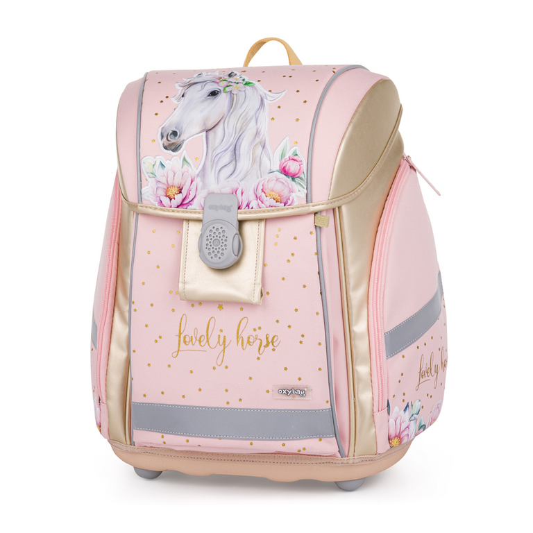 Školní batoh Premium Light kůň Romantic
