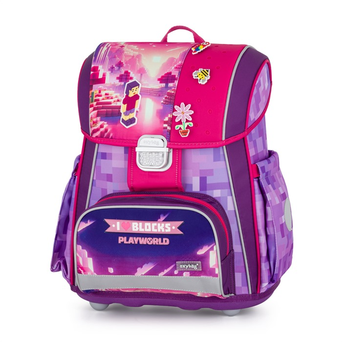 Levně Školní aktovka PREMIUM Playworld Girl