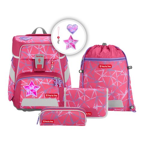 Obrázek produktu: Školní aktovka SPACE pro prvňáčky - 5-dílný set, Step by Step Star Stella, certifikát AGR