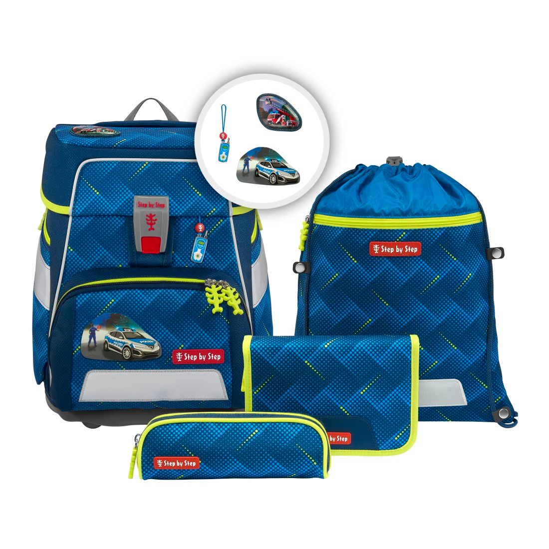 Školní aktovka SPACE pro prvňáčky - 5dílný set, Step by Step Hero Tom