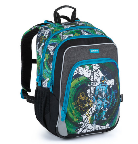 Obrázek produktu: Školní batoh Bagmaster - NINY 21 A BLUE/GRAY/BLACK