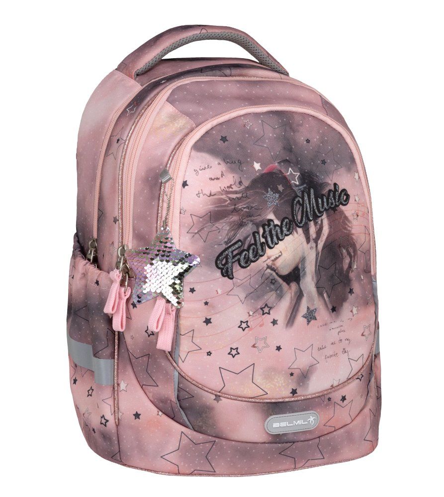 Školní batoh Belmil Leisure Plus - Feel the Music