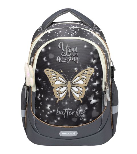 Obrázek produktu: Školní batoh Belmil Leisure Plus - Starlight Butterfly