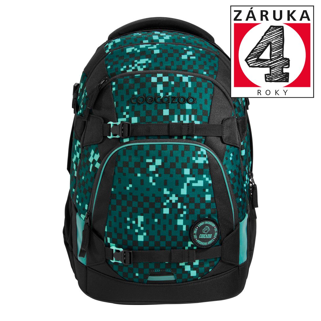 Školní batoh coocazoo MATE, Pixel Blox, certifikát AGR